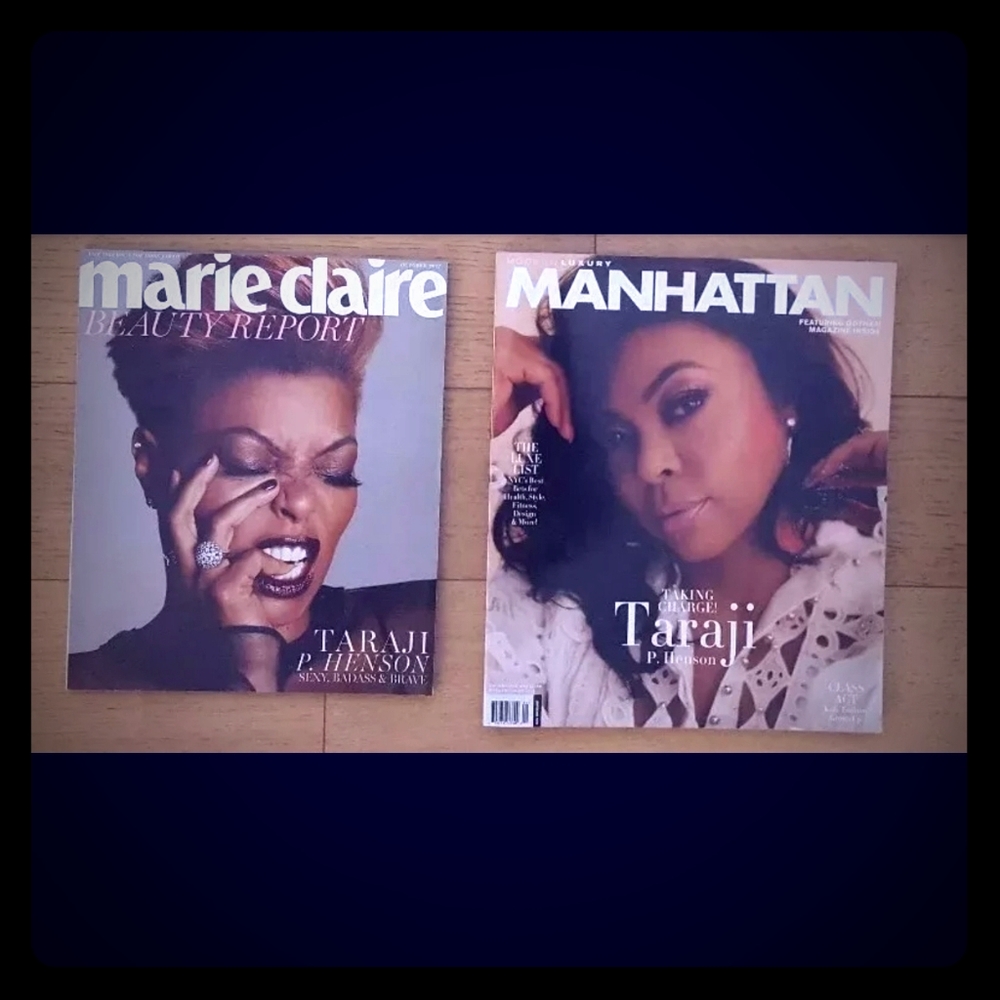 TARAJI P. HENSON MAGAZINES - LOT OF TWO (2) MAGS